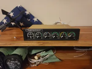 A0260 Mooney M20R Moritz Analog Instrument Cluster Gauge Indicator